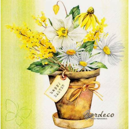 Serwetka decoupage seria TI-FLAIR bukiet wiosenny 33x33cm